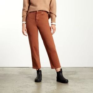 Everlane Curvy Fit Way-High Jean (Achroma Rich Earth)